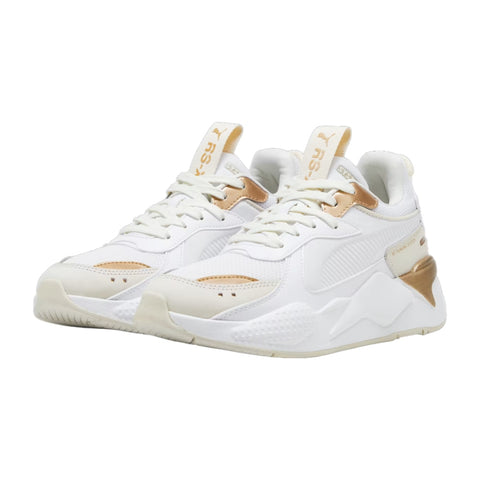 Puma Tenis RS-X Glam Blanco/Dorado, para Mujer