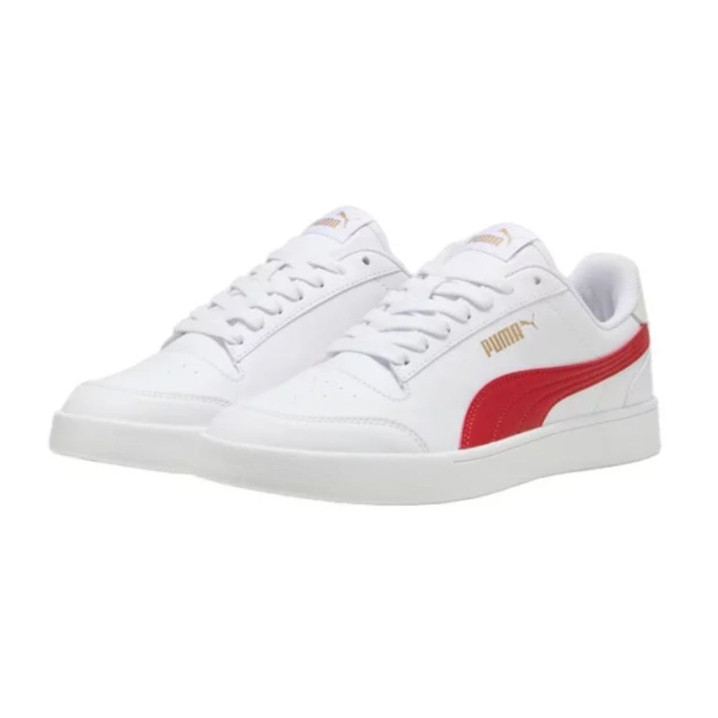 Puma Tenis Shuffle Blanco/Rojo. para Hombre