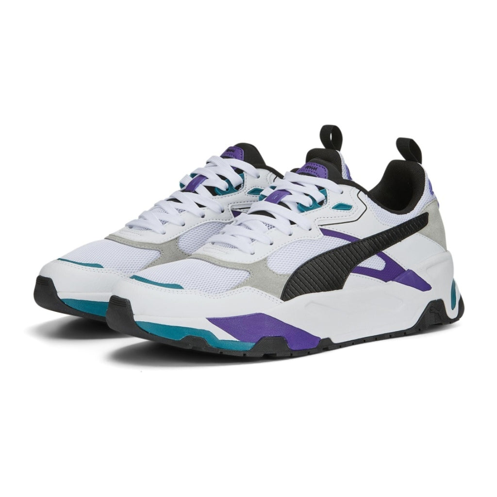 Puma Tenis Trinity Blanco/Negro/Violeta, para Hombre