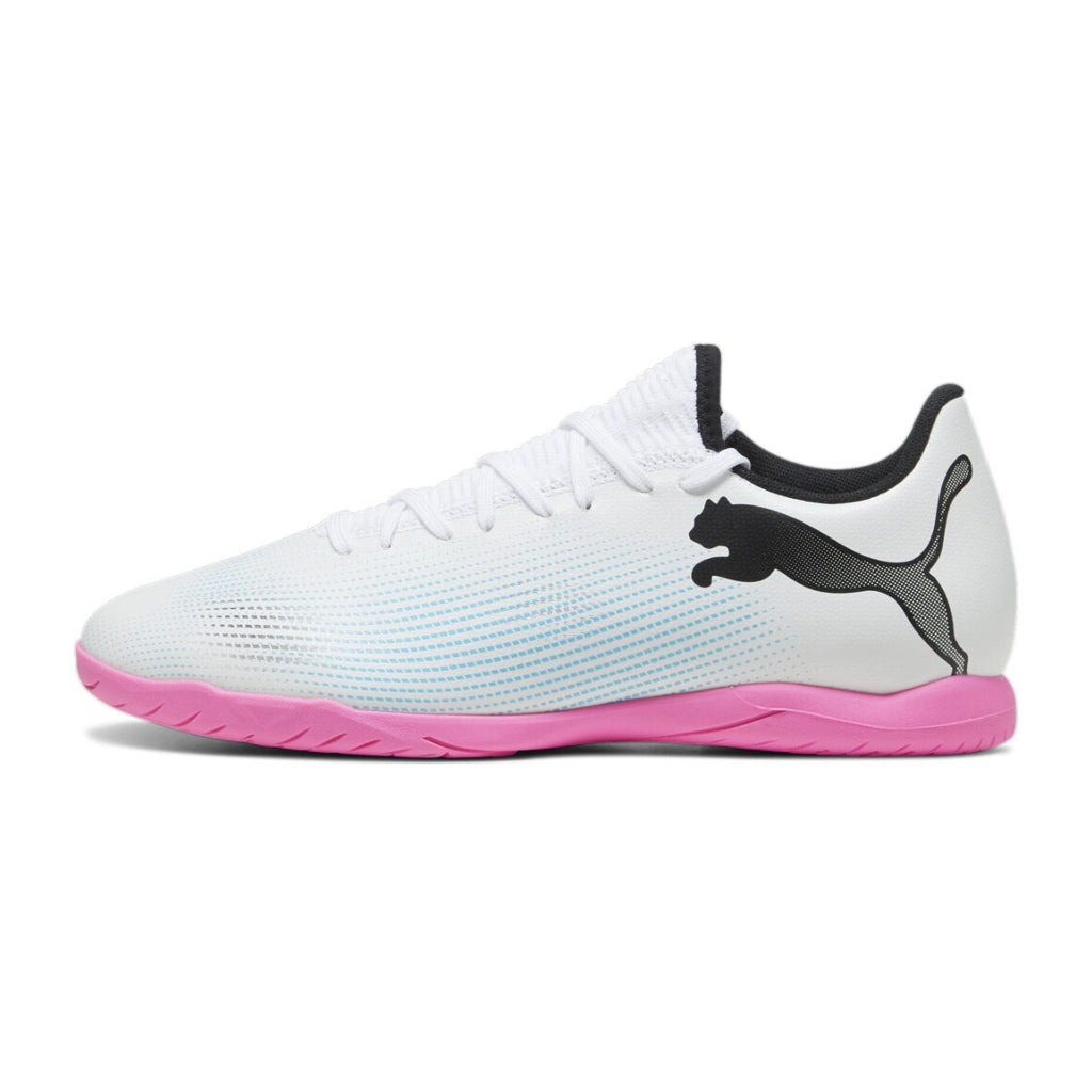 Puma Tenis para Fútbol Future Play IT Blanco/Rosa, para Hombre