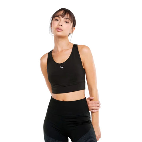 Puma Top Deportivo All-In-Long Negro, para Mujer