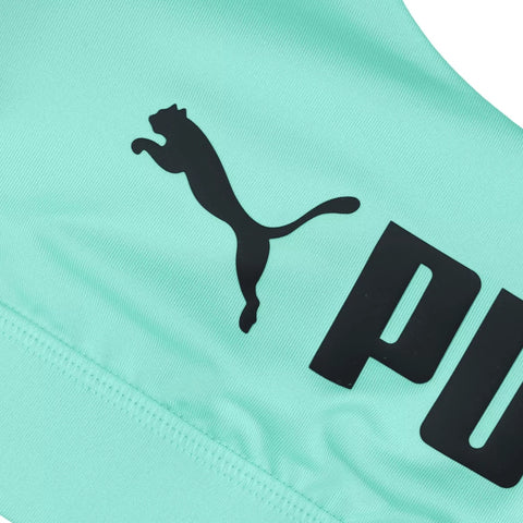 Puma Top Deportivo Mid Impact Fit Verde Menta, para Mujer