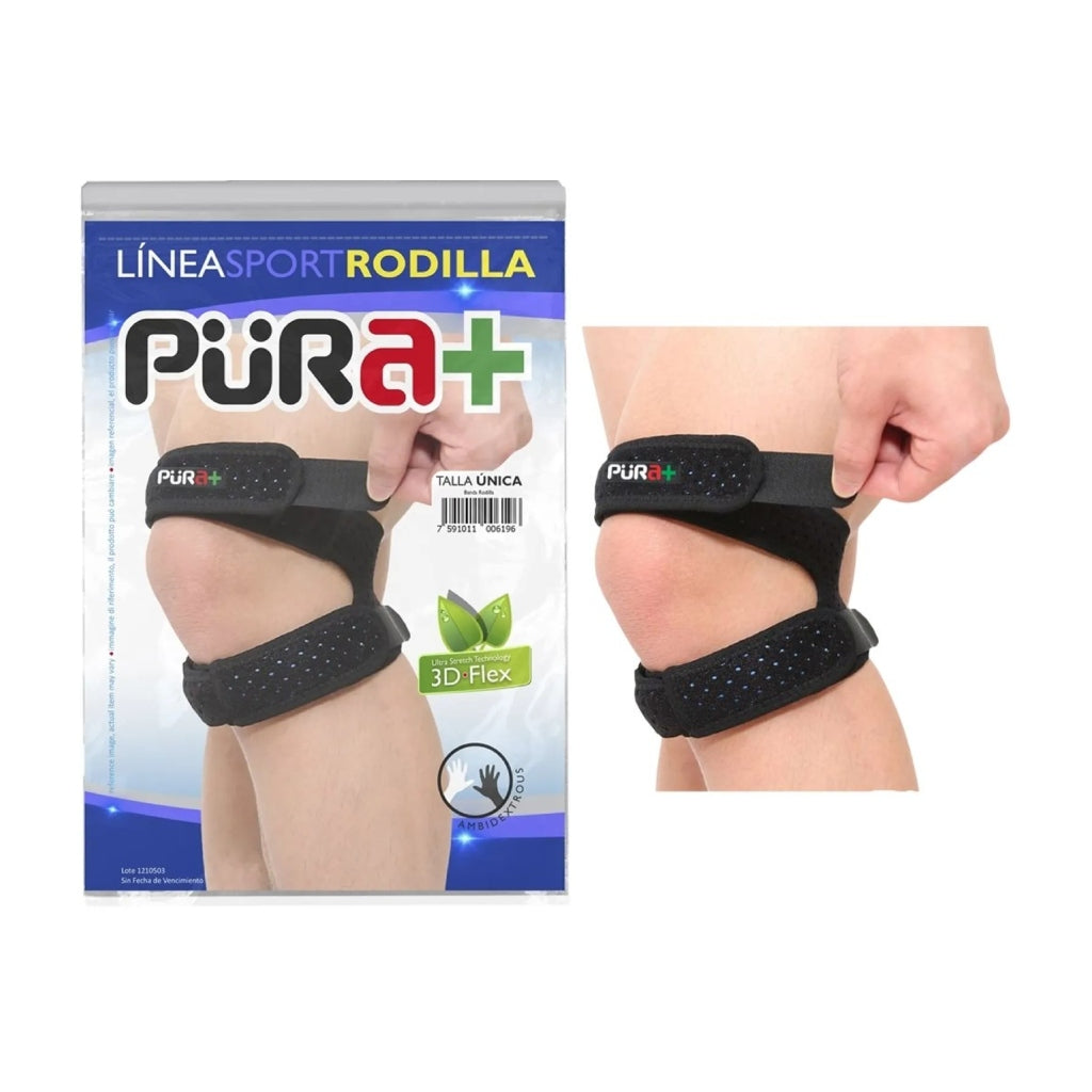 Pura+ Rodillera Rotuliana Doble Soporte