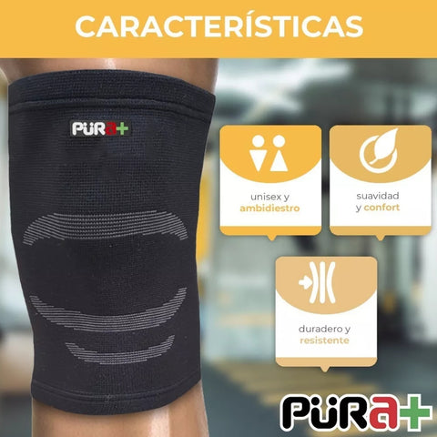 Pura+ Rodillera Sport Elástica 3D Flex