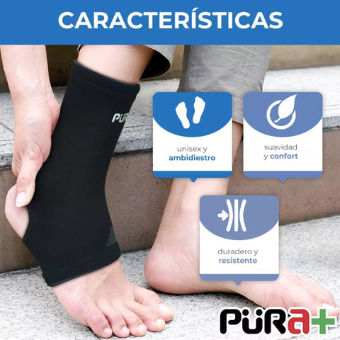 Pura+ Tobillera Sport Elástica 3D Flex