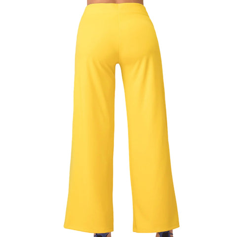 Ryocco Pantalón Strech Amarillo, para Mujer