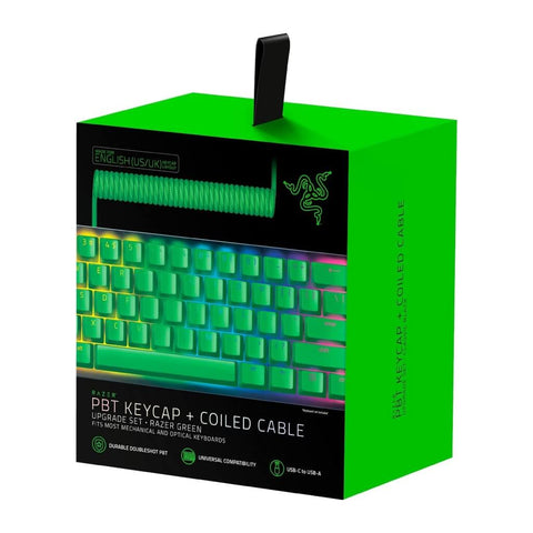 Razer Set de Actualización de Teclas PBT + Cable en Espiral, 120 Piezas