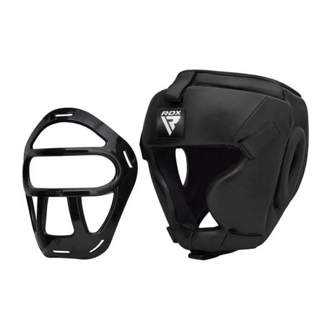 RDX Casco de Boxeo T1, Negro