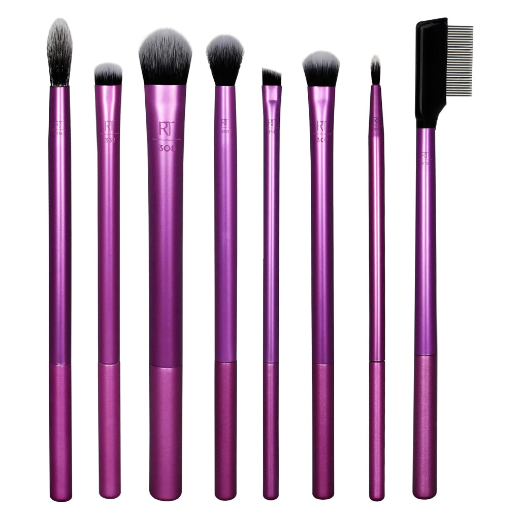 Real Techniques Set Brochas para Maquillaje Esenciales, 8 Piezas