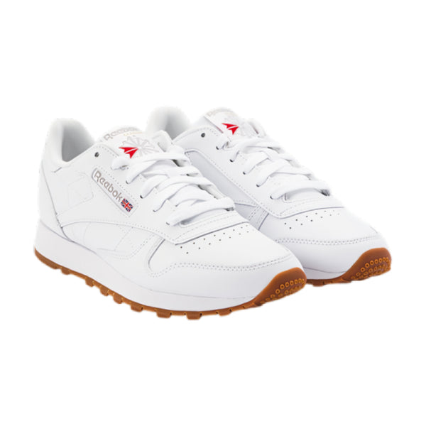 Reebok Tenis Classic Leather Blanco/Café, Unisex