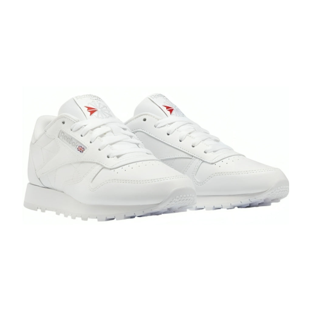 Reebok Tenis Classic Leather Blanco, para Mujer