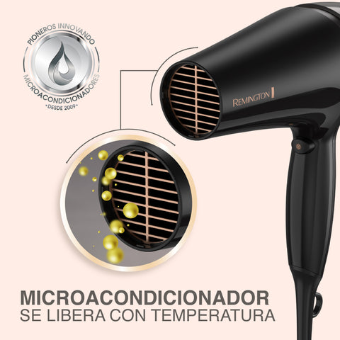 Remington Secadora de Cabello Almond Radiante, D12AA-110F