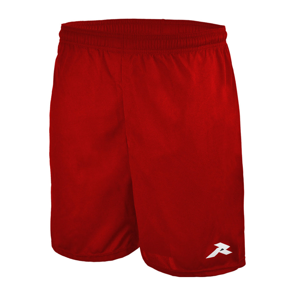 Runic Short Deportivo para Fútbol Rojo Unisex, Junior