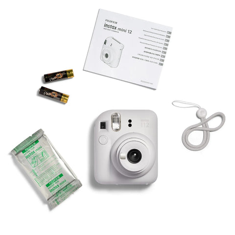 Fujifilm Cámara Fotográfica Instax Mini 12 Clay White