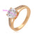 CR Charms Anillo de Compromiso Resplandor Infinito, Alloy