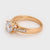 CR Charms Anillo de Compromiso Resplandor Infinito, Alloy