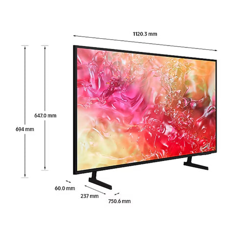 Samsung Pantalla 50" UHD 4K Smart, UN50DU7000PXPA