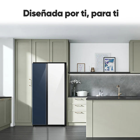 Samsung Refrigeradora Side by Side Bespoke 28 Pies, RS28CB760A7NAP