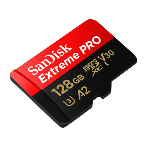 SanDisk Tarjeta de Memoria 128GB con Adaptador MicroSDXC a SD Extreme Pro