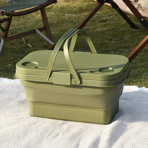 La Gotera Cesta Hielera Plegable para Picnic