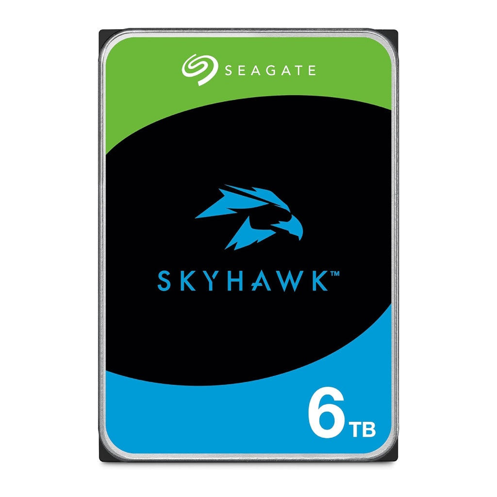 Seagate Disco Duro Interno 6TB HDD SkyHawk, ST6000VX009