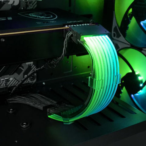 Sharkoon Cable de Extensión RGB Shark Xtend 16, 30cm