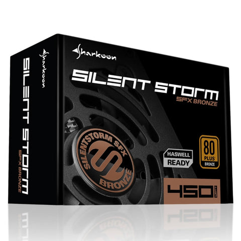 Sharkoon Fuente de Alimentación Interna 450W SilentStorm SFX Bronze