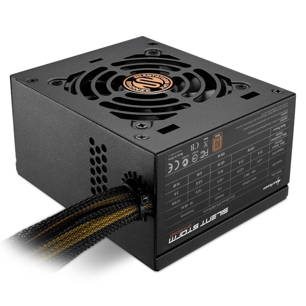 Sharkoon Fuente de Alimentación Interna 450W SilentStorm SFX Bronze