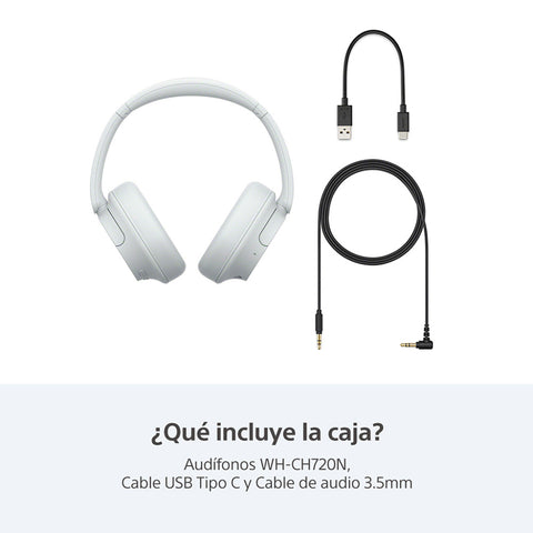 Sony Audífonos Inalámbricos de Diadema Noise Cancelling (WH-CH720N/BZ)