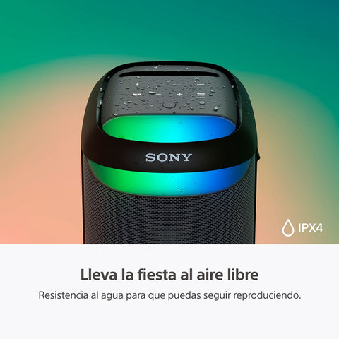 Sony Parlante Inalámbrico para Fiestas SRS-XV500/BC, Negro