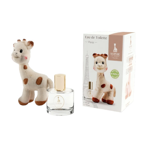 Sophie La Girafe Set de Perfume para Niño y Niña de 50 Ml + Peluche