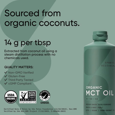 Sports Research Aceite de Coco Mct