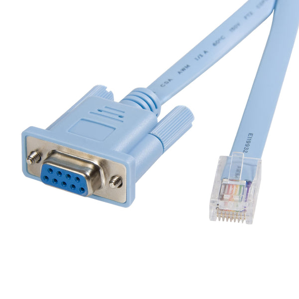 Startech Cable Enrutador para Consola Cisco RJ45 a DB9, DB9CONCABL6