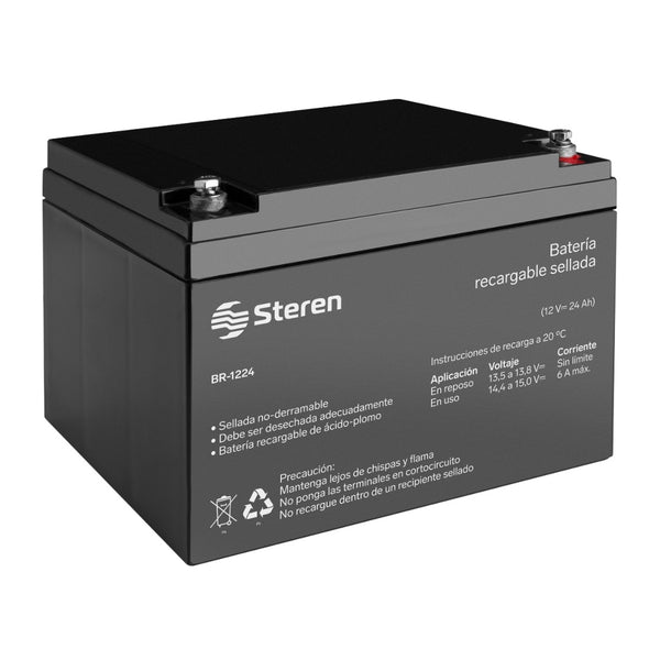 Steren Batería para UPS 24Ah 12V, BR-1224