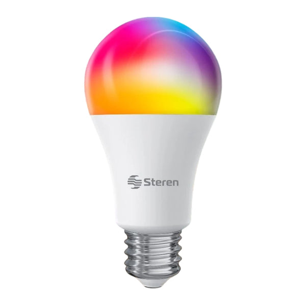 Steren Bombillo Inteligente Wi-Fi LED RGB 10W, SHOME-120