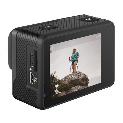 Steren Cámara Deportiva 4K Wi-Fi con Doble Pantalla, CAM-700