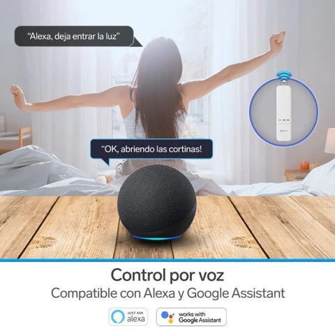 Steren Controlador Inteligente Wi-Fi Motorizado para Persianas, SHOME-155