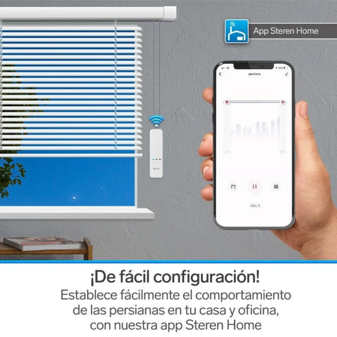 Steren Controlador Inteligente Wi-Fi Motorizado para Persianas, SHOME-155
