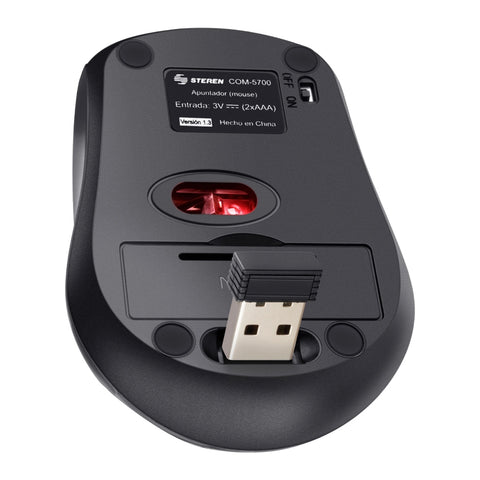 Steren Mouse Inalámbrico Óptico, COM-5700