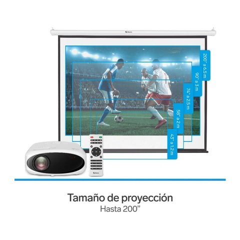 Steren Proyector Portátil Multimedia FHD 9000lm, PRO-400