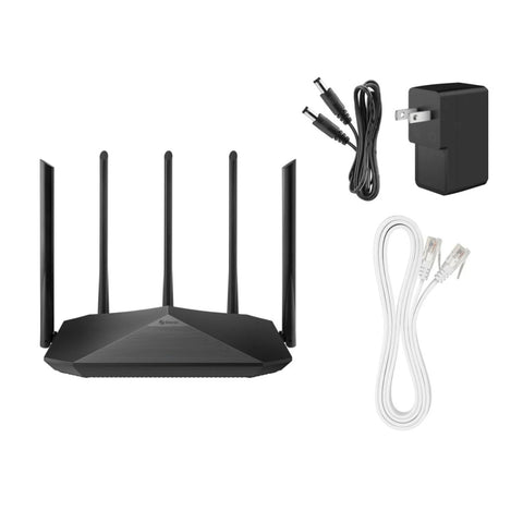 Steren Router Inalámbrico Wi-Fi 6 Doble Banda, COM-870+