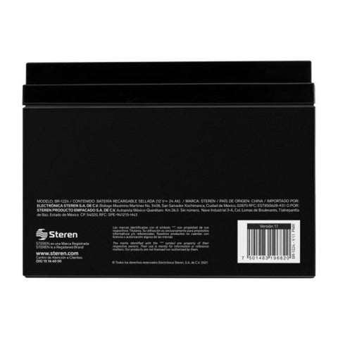 Steren Batería para UPS 24Ah 12V, BR-1224