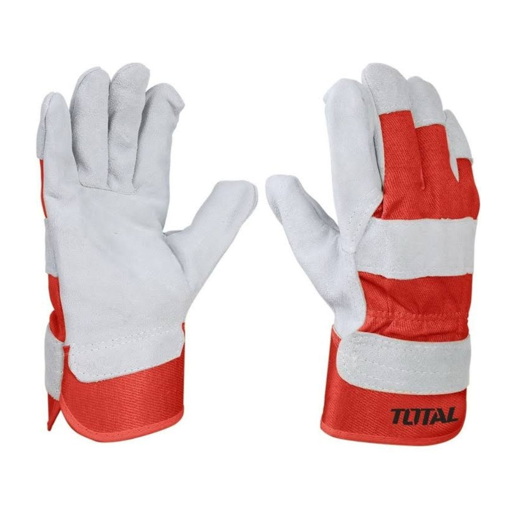 Total Guantes de Trabajo Cuero y Lona, TSP14101