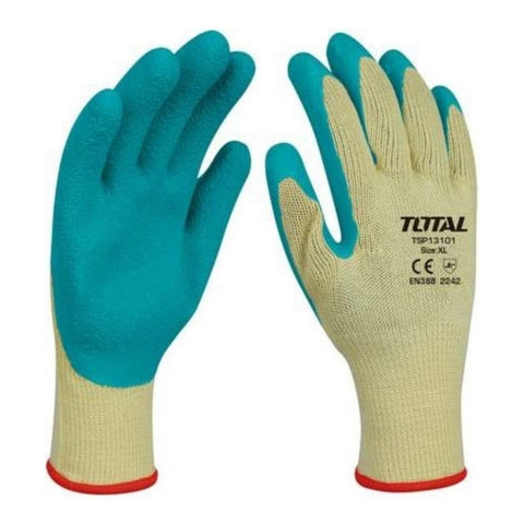 Total Guantes de Trabajo Algodón con Hule, TSP13101