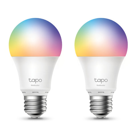 TP-Link Tapo Bombillo Inteligente Wi-Fi LED RGB L530E, 2 Unidades