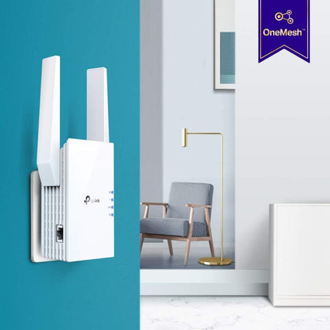 TP-Link Extensor de Red Wi-Fi 6 Doble Banda AX1800, RE605X