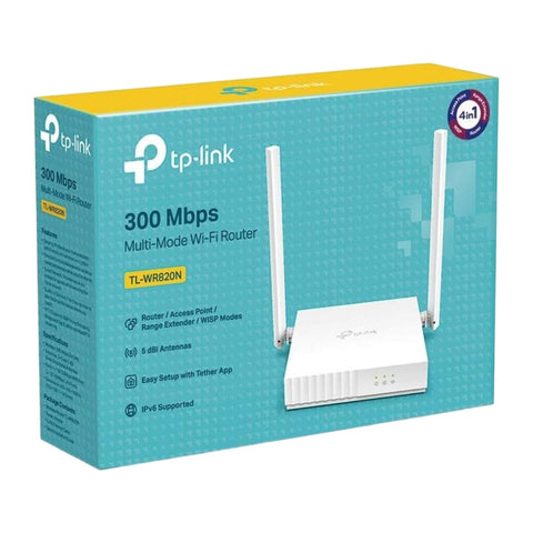 TP-Link Router Inalámbrico Wi-Fi Multimodo de 300 Mbps, TL-WR820N