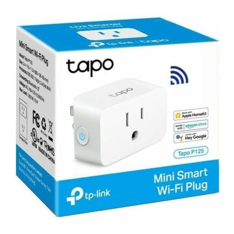 TP-Link Tapo Mini Enchufe Inteligente Wi-Fi Plug, Tapo P125(US)