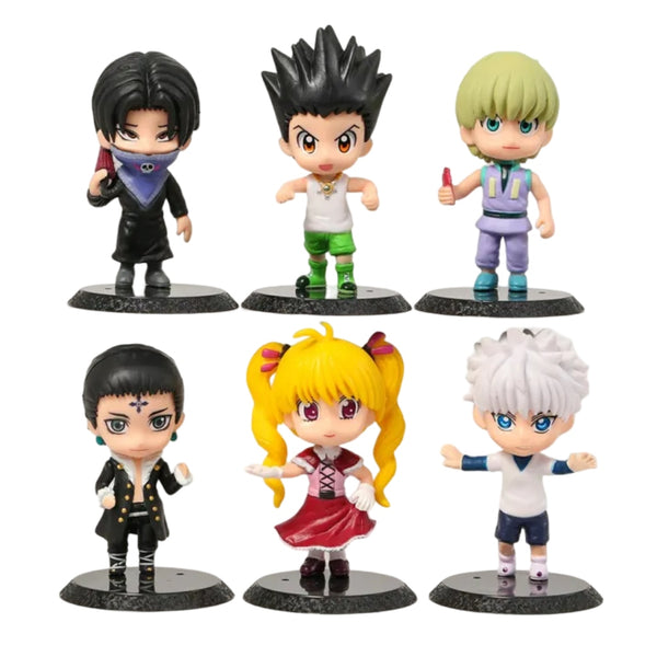 Tinkel Set Figuras Hunter X Hunter, 6 Piezas