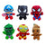 Tinkel Set Peluches Avengers, 6 Piezas